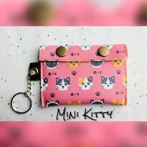 kawaii kitty keychain wallet airpod case  pouch kawaii keychain coin purseearbud pouch cat keychain cute keychain