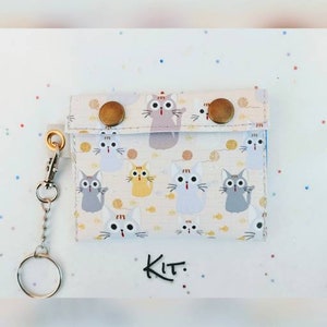 kawaii kit keychain wallet