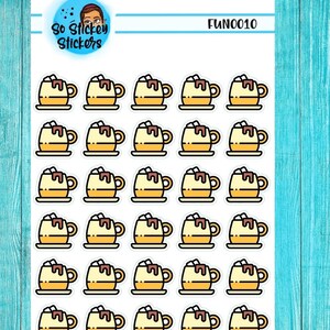 Autocollants de tasse de chocolat chaud