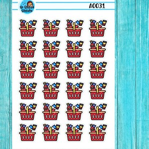 Pick up Groceries Stickers