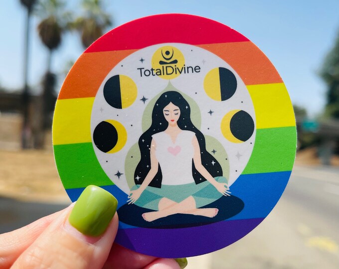 Total Divine, Rainbow, Pride Stickers