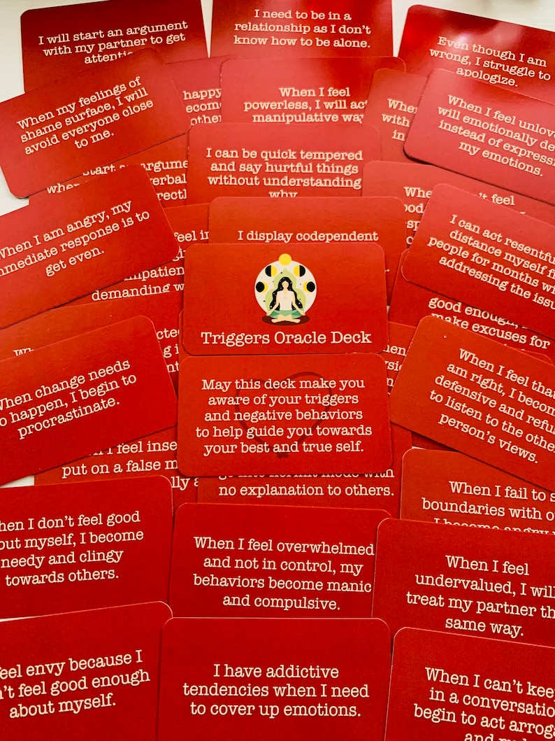 Triggers Oracle Deck Travel Size Etsy