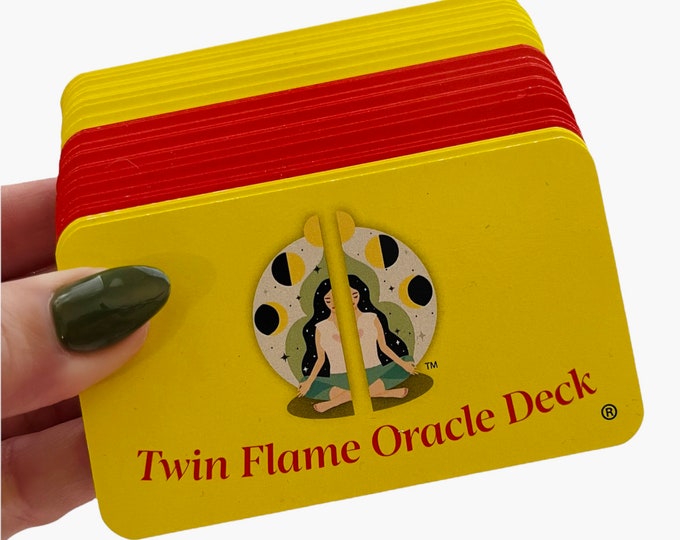 Twin Flame Oracle Deck, Relationship Deck (Travel Size).