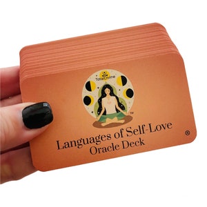 Languages of Self-Love Oracle Deck (travel size).