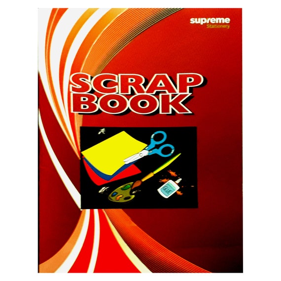 A3 Scrapbook 64 Page 100gsm Paper Staple Bound Scrapbooks