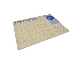 Weekly Planner Desk Pad Head-bound Planner Contains 50 Sheets Of 100gsm Paper Quality - Weekly View