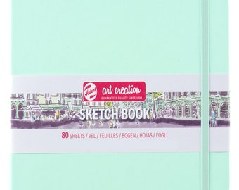 Sketch Book Royal Talens Art Creation Hardback Sketchbook 80 Sheets 140gsm Ivory Page – Fresh Mint Cover