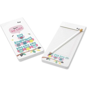 Twooly Fabulous Owl To Do List Pad Tapa blanda 80 hojas Premium Ruled Paper - Tear Off Binding