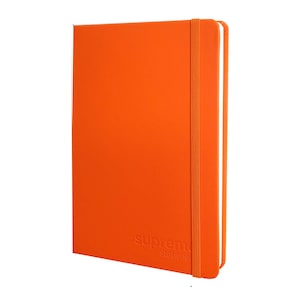 Notebook A5 PU Leather Hardback College Ruled Journal 192 Pages 100gsm Paper Note Book