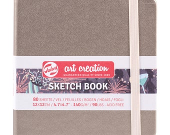 Sketchbook Talens Art Creation 80 Sheets 140gsm Ivory Pages Sketch Pad - Pink Champagne Cover