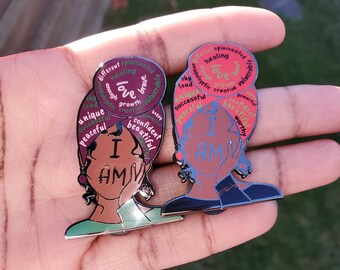I AM 2.0 Lapel Pin, Aesthetic Lapel Pins for Women, Gift for Her