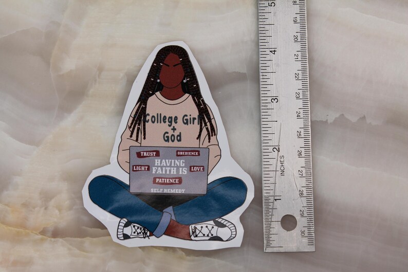 College Girl Sticker, University Student Sticker, Dorm Room Decor ...