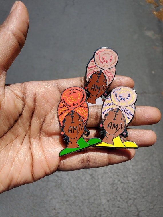 I AM Lapel Pin, Aesthetic Lapel Pins for Women, Gift for Her