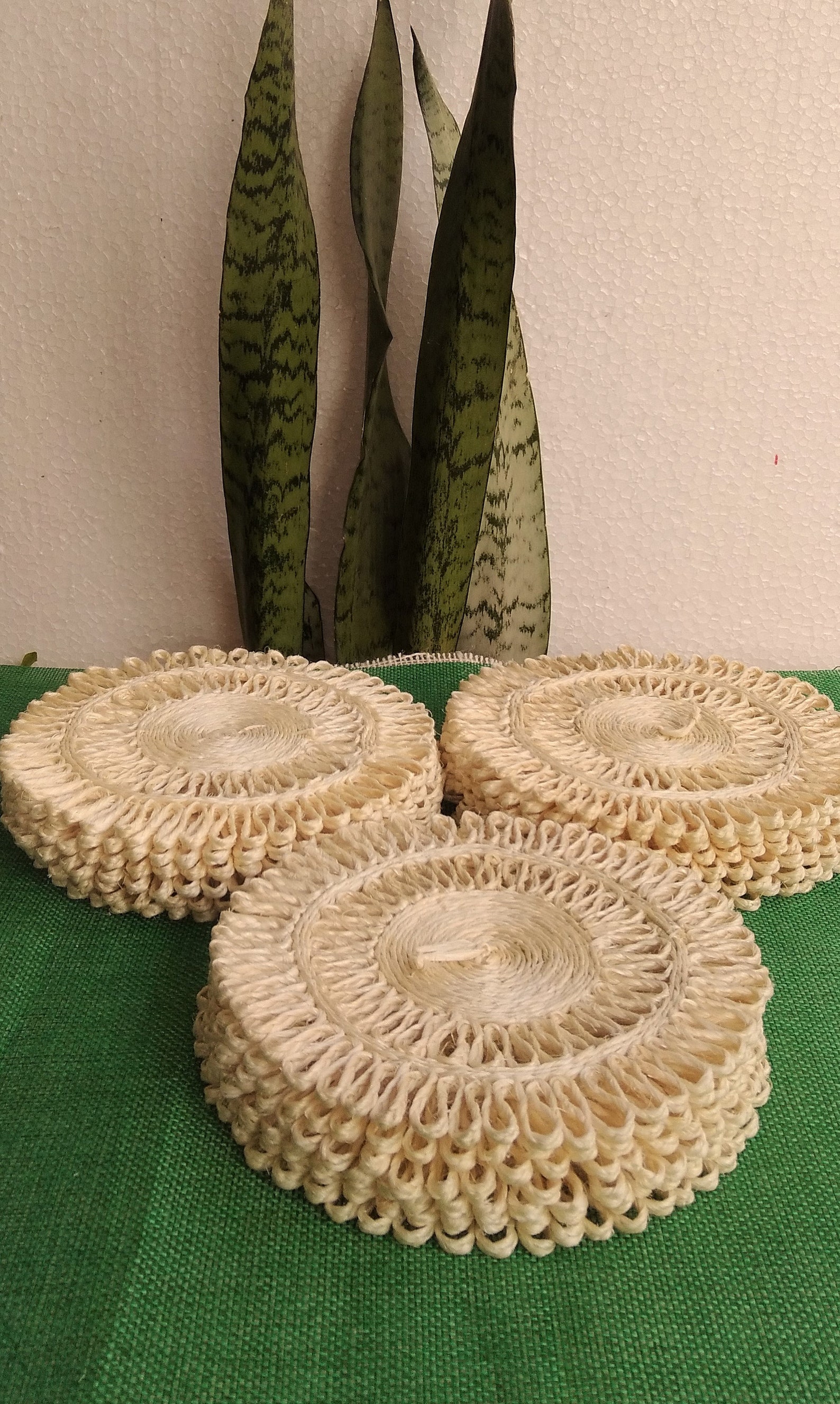 Woven Table Mats Handmade Table Placemats sustainable Eco Etsy