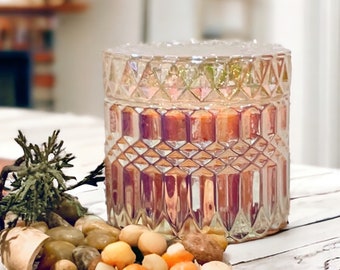 Lil’ Bit of Posh - Cut Glass Candle: Highly Scented Premium Fragrances, 7oz Wax Fill, Gift Boxed!