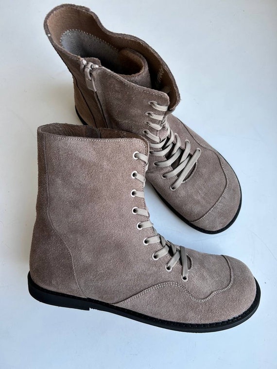 Orthopedic lace up boots sales