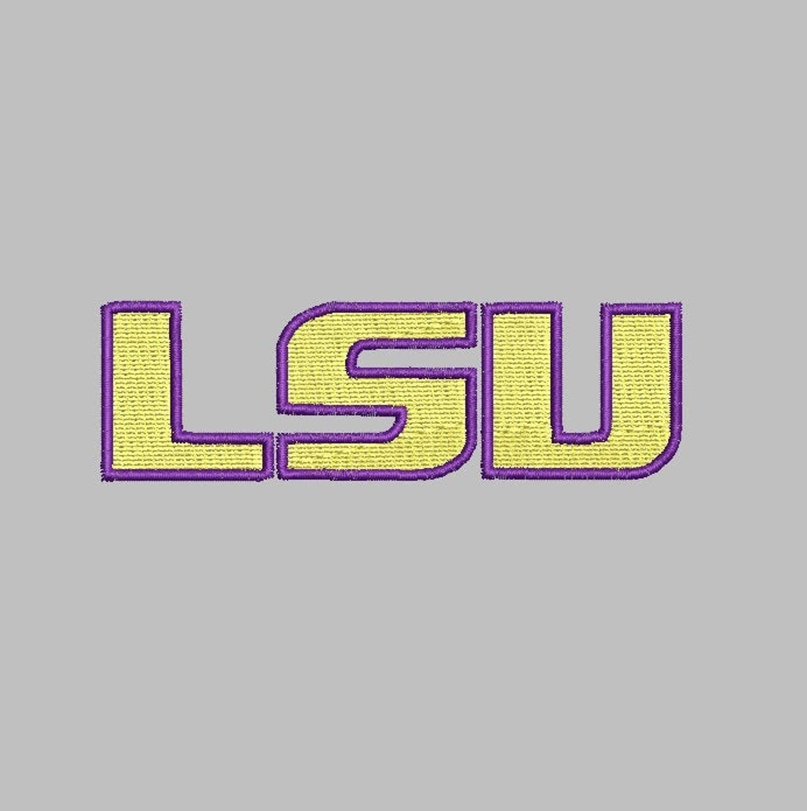 LSU EMBROIDERY DESIGN Custom Hat Design Embroidery Fonts  Etsy