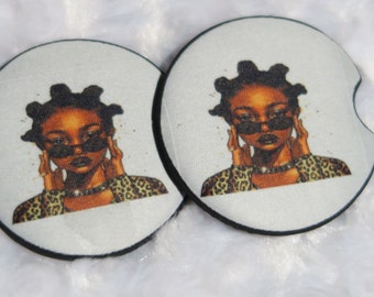 Set of 2 car coasters