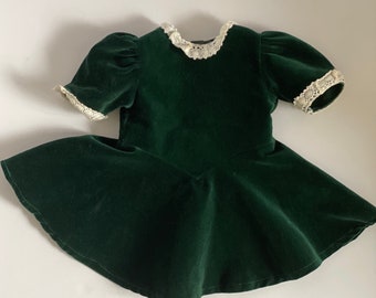 Molly's Evergreen Velvet Dress, Molly's Christmas Dress, American Girl,  Pleasant Company, First Version, Retired - Etsy