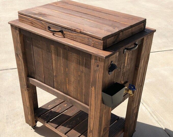 Outdoor Cooler Cart Etsy