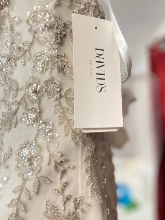 David's Bridal Weeding Dress Size 10 Only 1 Left - Etsy