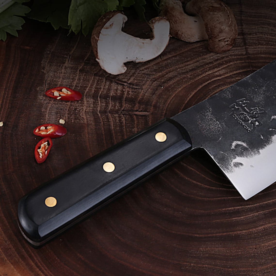 100 Hand Traditional High Carbon Steel Kitchen Knife Etsy