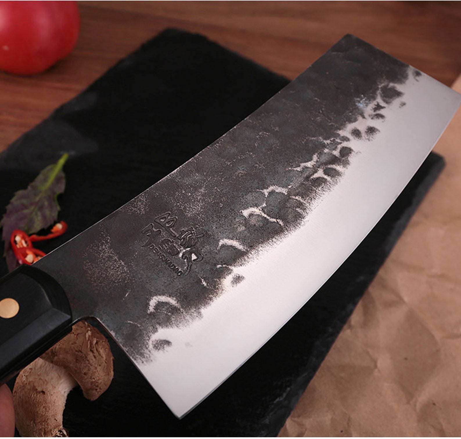 100 Hand Traditional High Carbon Steel Kitchen Knife Etsy