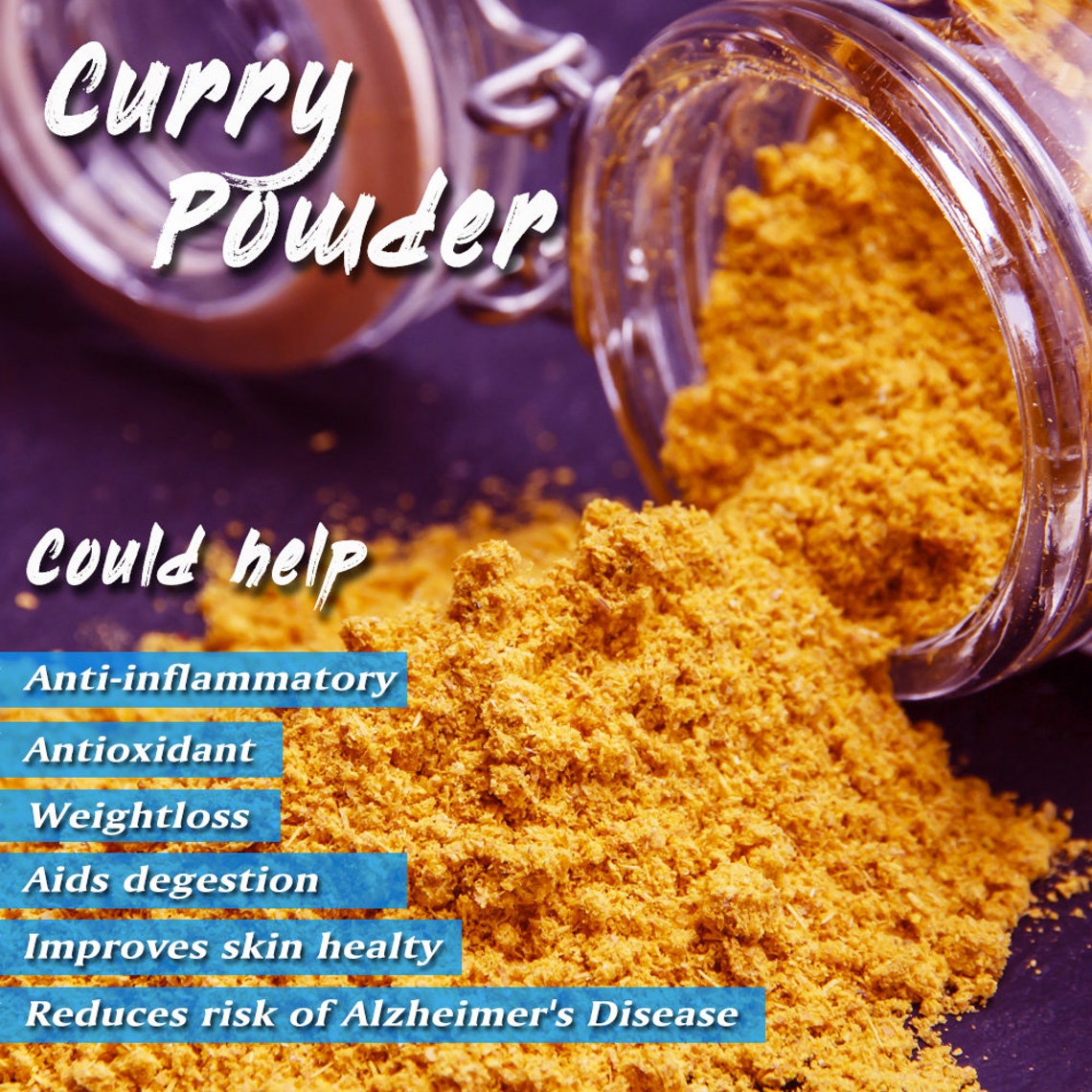 Yellow Curry Powder 8 oz. to 5 lb. Indian Spicy Curry Blend Etsy