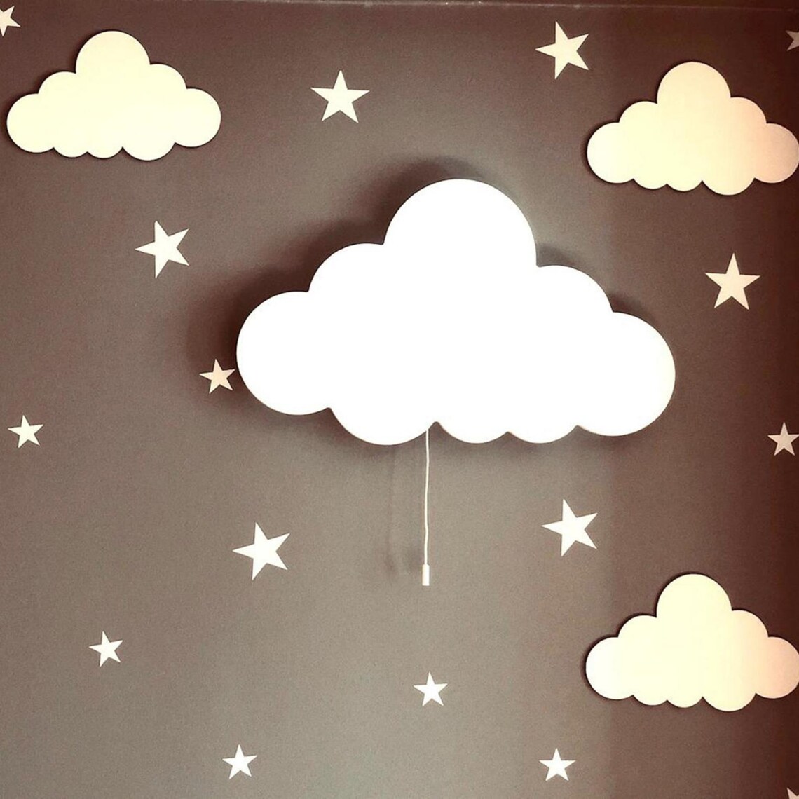 Set of 3 Nursery Wall Light Nightlight For Baby Baby Room Etsy