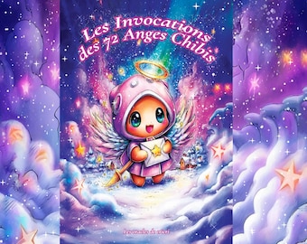 Oracle of 72 Guardian Angels – Angelic Divination Cards – Chibi Oracle – Spiritual Guidance