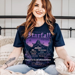 Officially Licensed Starfall  Shirt ACOTAR Shirt Sarah J Maas Merch Velaris  Throne of Glass Crescent City Bookish Shirt
