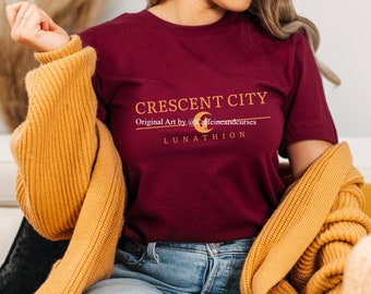Officially Licensed Crescent City Bookish Shirt Crescent City Merch Bryce Quinlan Sarah J Maas ACOTAR Throne of Glass  Night Court Velaris