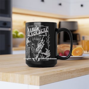Officially Licensed Manon Blackbeak Throne of Glass Mug Sarah J Maas Merch Rowan Whitethorn ACOTAR Crescent City  Ruhn Danaan Bookish Mug