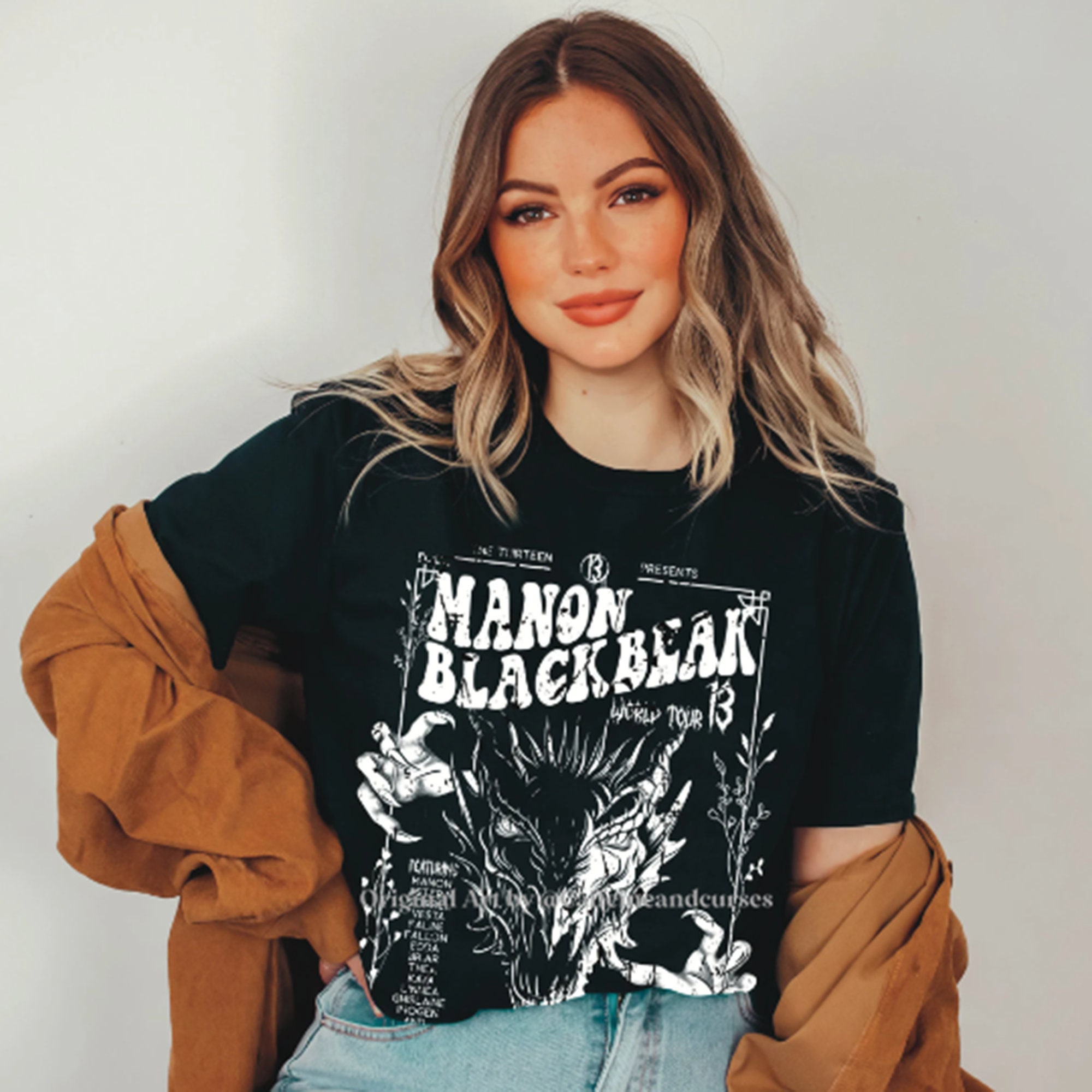 Officially Licensed Manon Blackbeak Throne of Glass Shirt Sarah J