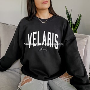 Officieel gelicentieerd Velaris Sweatshirt ACOTAR Merch Sarah J Maas Bookish Sweater ACOMAF Night Court Illyrian Throne of Glass Crescent City