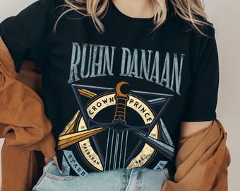 Camiseta del Príncipe Heredero Ruhn Danaan, Crescent City Bookish Merch, Sarah J. Maas, con licencia oficial.