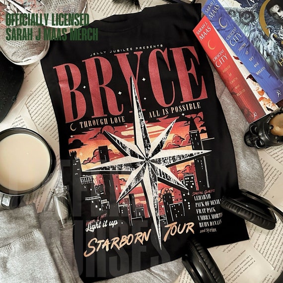 Officially Licensed Bryce Quinlan Crescent City Shirt Sarah J Maas Merch ComfortColors Bryce and Hunt ACOTAR Throne of Glass