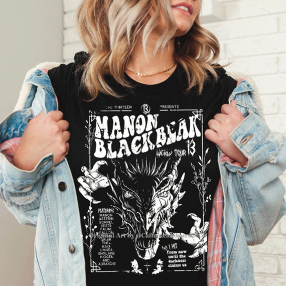 Officially Licensed Manon Blackbeak Throne of Glass Shirt Sarah J