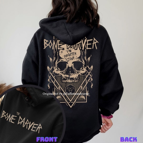 Officially Licensed The Bone Carver ACOTAR Hoodie Sarah J Maas Merch Velaris  Throne of Glass Crescent City Bookish Hoodie