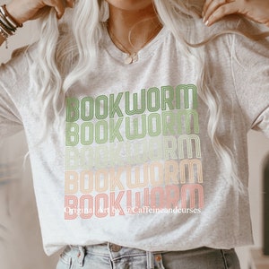Bookworm Shirt Libarian Shirt Booklover Gift Literature Gifts Love Reading Bookish Gifts image 4