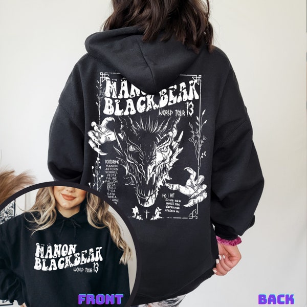 Officially Licensed Manon Blackbeak Hoodie Manon Blackbeak Throne of Glass Hoodie Sarah J Maas Merch Rowan Whitethorn ACOTAR Crescent City