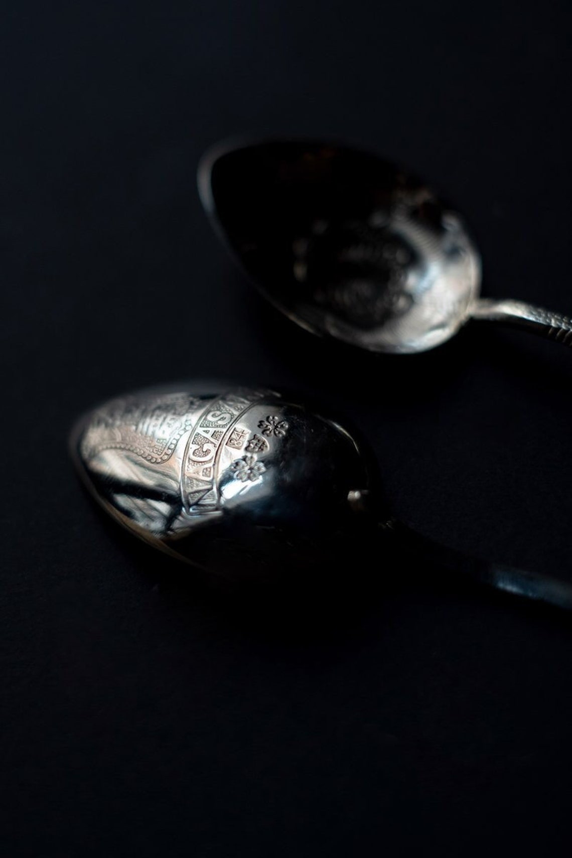 Antique Silverware Japanese Flatware Set From Nagasaki 6 Etsy