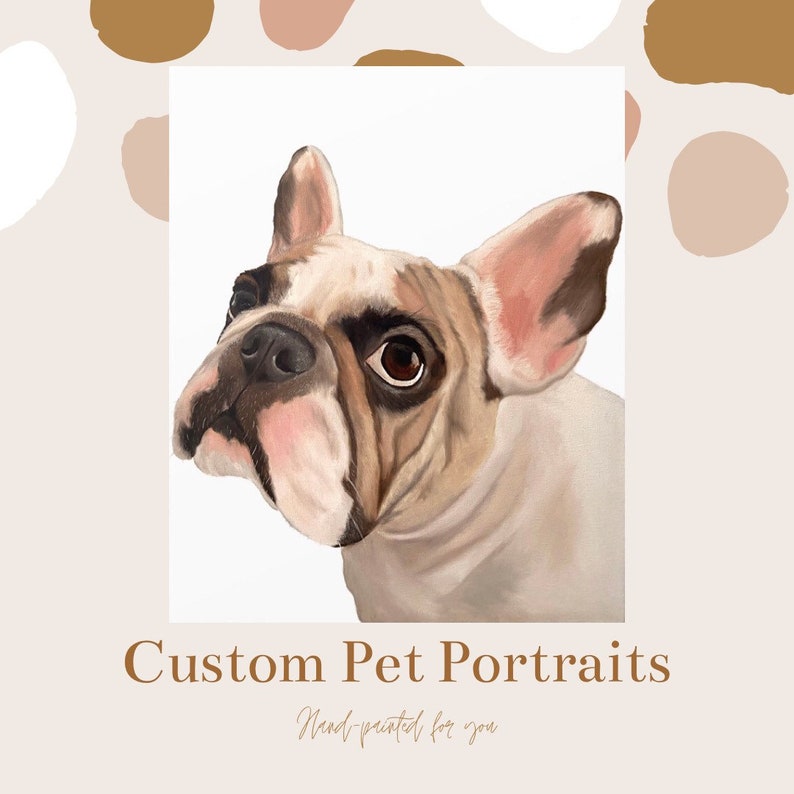 custom pet portrait canvas