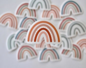 Mini Rainbow Waterproof Sticker - boho sticker aesthetic sticker colorful sticker waterproof sticker dishwasher safe stickers