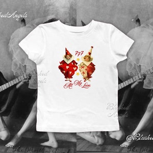 777 All My Love Vintage Pierrot Clown Coquette Baby Tee | Graphic Tee, 90s Baby Tee, Trendy Tee, Clown Shirt, Clown Baby Tee, Coquette Shirt