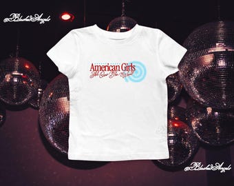 American Girls All Over The World-babyshirt | KATTDO-shirt, KISSCO-T-shirt, Together Together Tour-outfit, Harry Styles Concert Baby-T-shirt