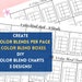 Color Blend DIY Chart Printable Digital PDF Print at Home | Etsy