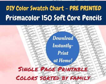 Swatch Template for Kingart Double-ended Art Marker (Download Now) - Etsy