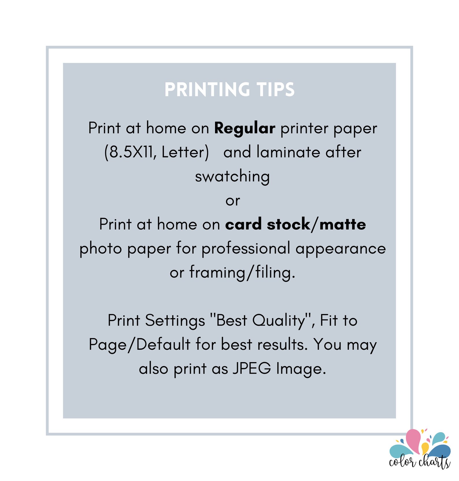 Castle Art Colored Pencil 120 Color Chart Single Page Etsy