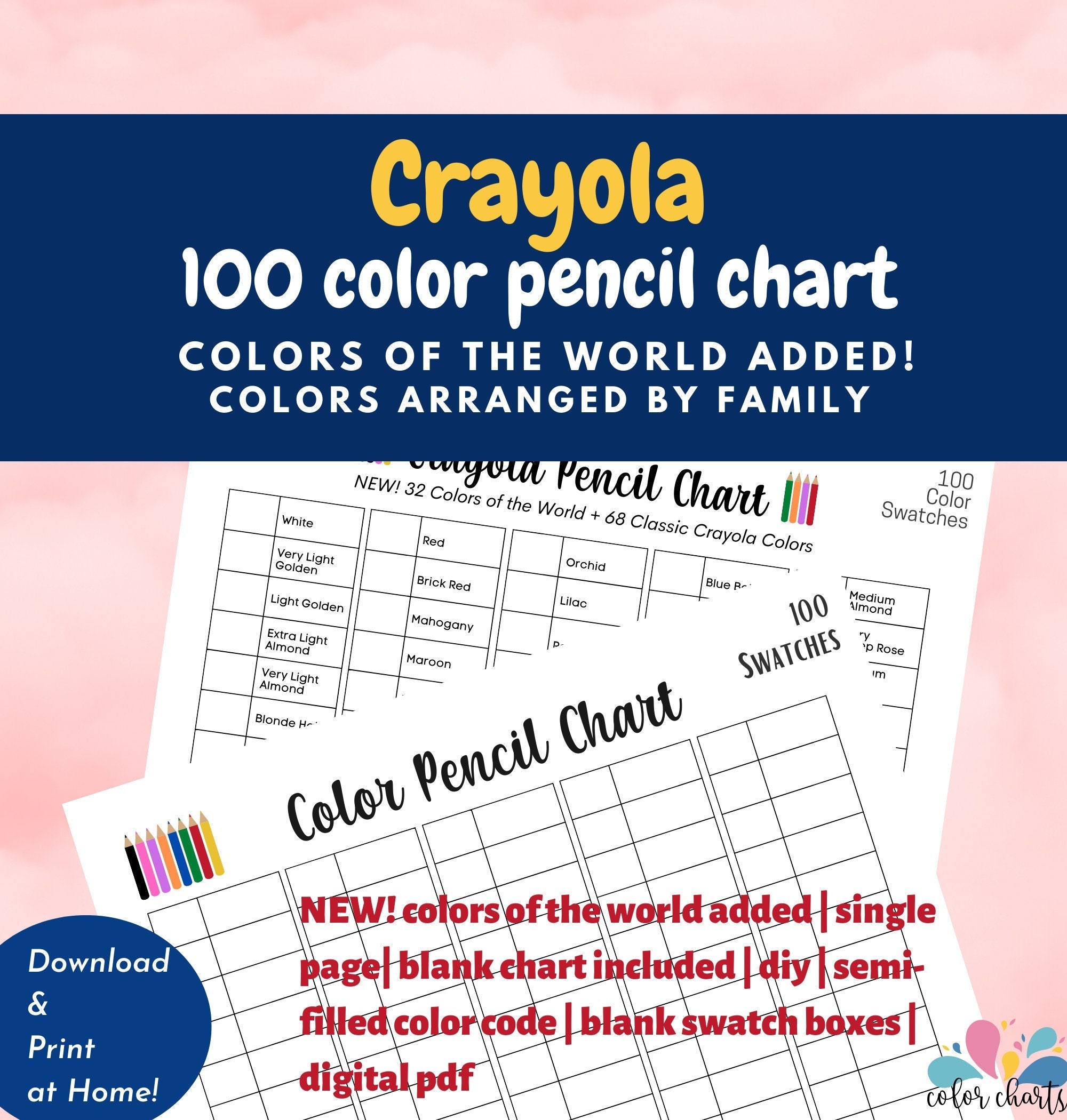 Crayons de cire aux couleurs de la peau Colors of the World de Crayola